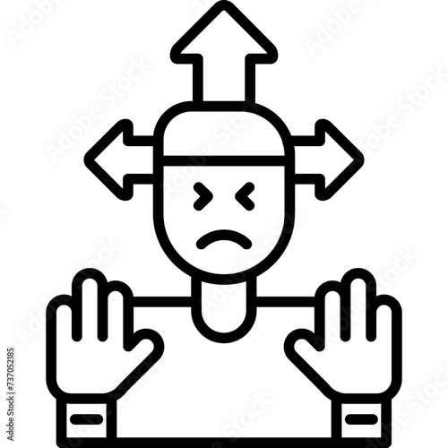Distracted Icon