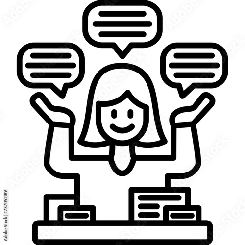 Talkative Icon
