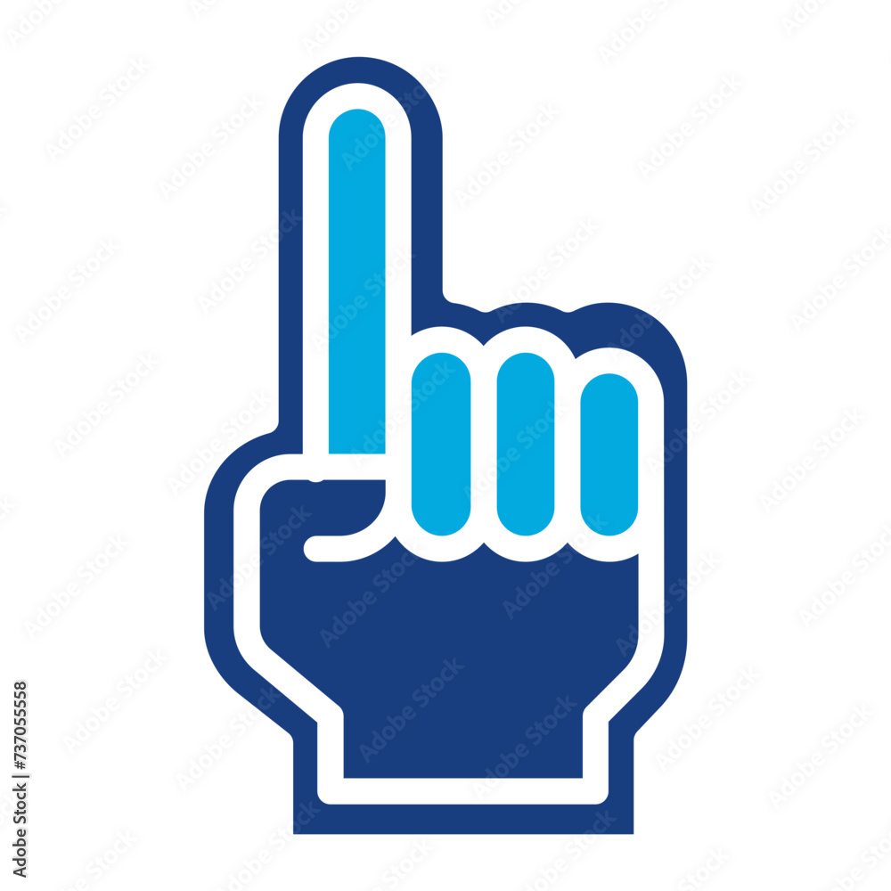 Foam Hand icon vector image. Can be used for Rugby. Foam Hand icon vector image. Can be used for Rugby.
