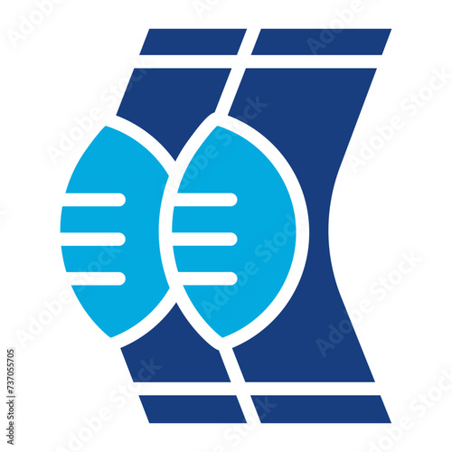 Kneepad icon vector image. Can be used for Rugby.