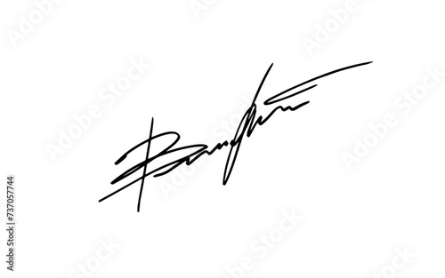 Unique invented signatures for business documents  for business  for designs. Vector illustration.