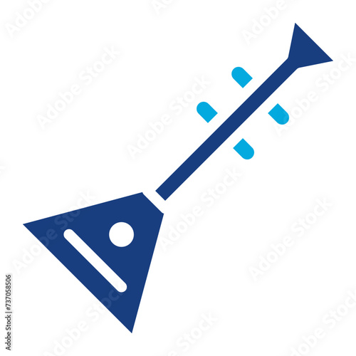Balalaika icon vector image. Can be used for Instrument.