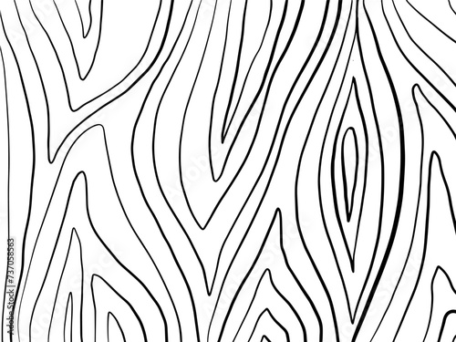 Hand-drawn ink line wooden crosshatch textures. Vector scribbles, horizontal and wavy strokes. Different types of hatching. Vector illustration