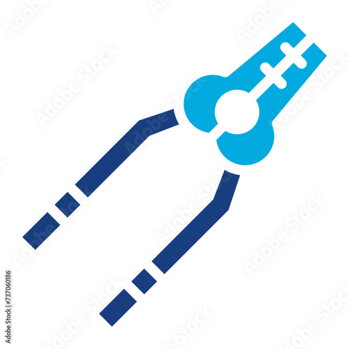 Forceps icon vector image. Can be used for Shoemaker.