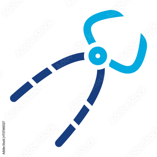 Pincers icon vector image. Can be used for Shoemaker.