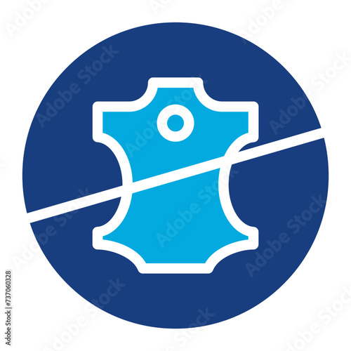 No Leather icon vector image. Can be used for Shoemaker.