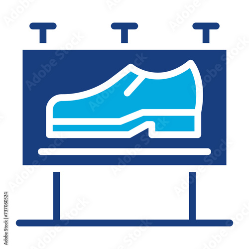 Shoe Marketing icon vector image. Can be used for Shoemaker.