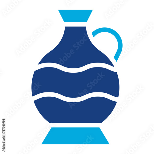 Pottery Ceramics icon vector image. Can be used for Art and Craft Supplies.