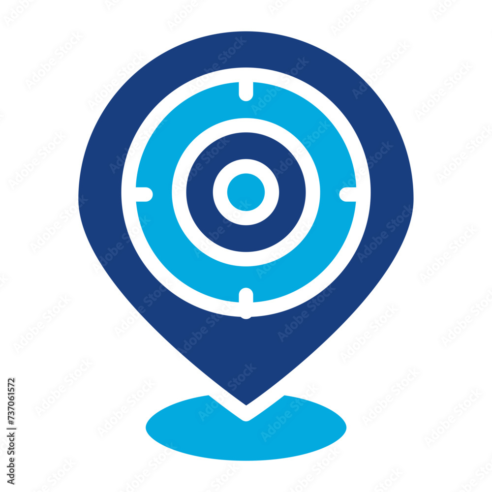 Location icon vector image. Can be used for Archery. Location icon vector image. Can be used for Archery.