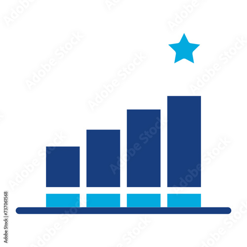 Podium icon vector image. Can be used for Archery.