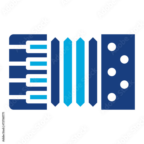 Accordion icon vector image. Can be used for Oktoberfest.