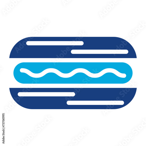 Hot Dog icon vector image. Can be used for Oktoberfest.