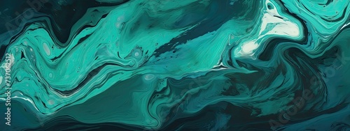 amazing aesthetic wallpaper, retro style, liquid marble, isolated color, teal and dark green, wavecore