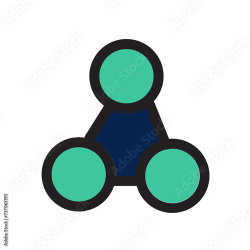 Connection Internet Media Network Online Share Social Filled Outline Icon