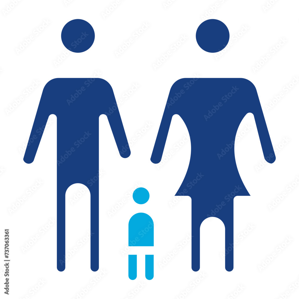 Parents icon vector image. Can be used for Baby Shower. Parents icon vector image. Can be used for Baby Shower.