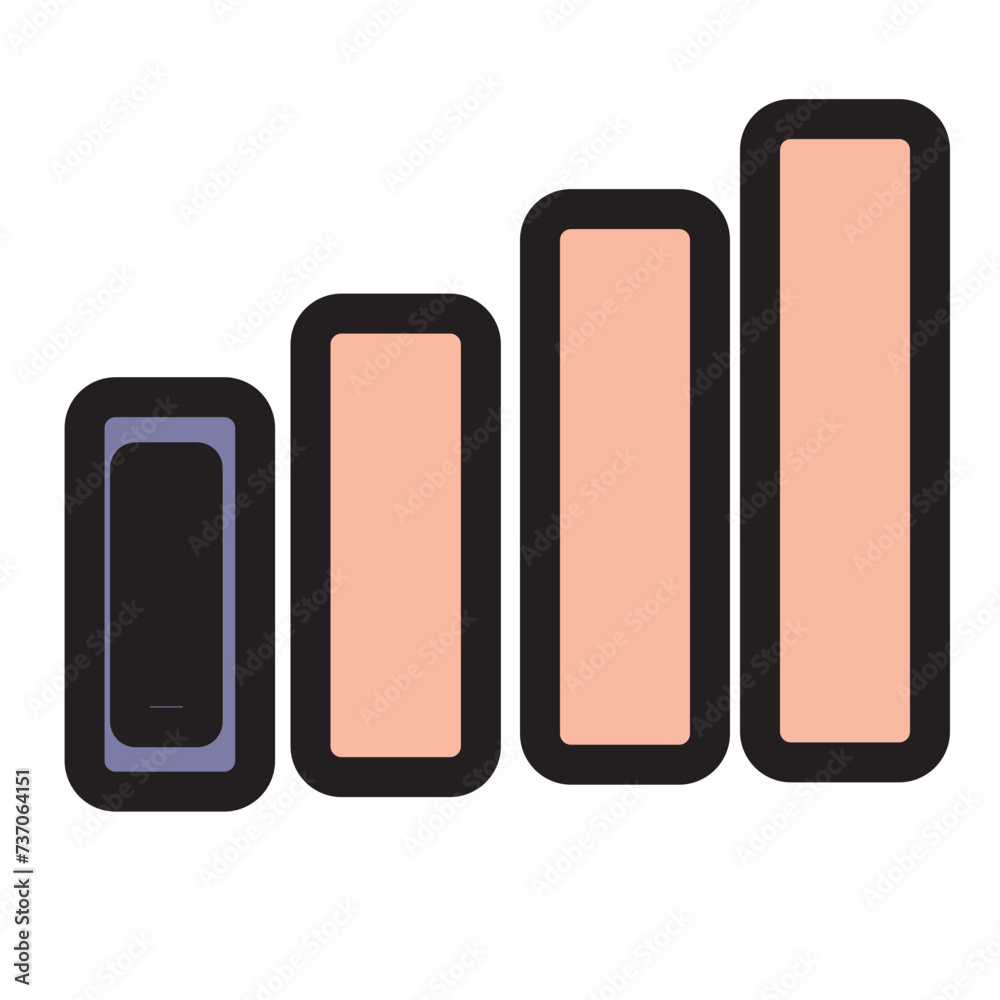 Browser Connection Internet Mobile Network Signal Smartphone Filled Outline Icon Browser Connection Internet Mobile Network Signal Smartphone Filled Outline Icon