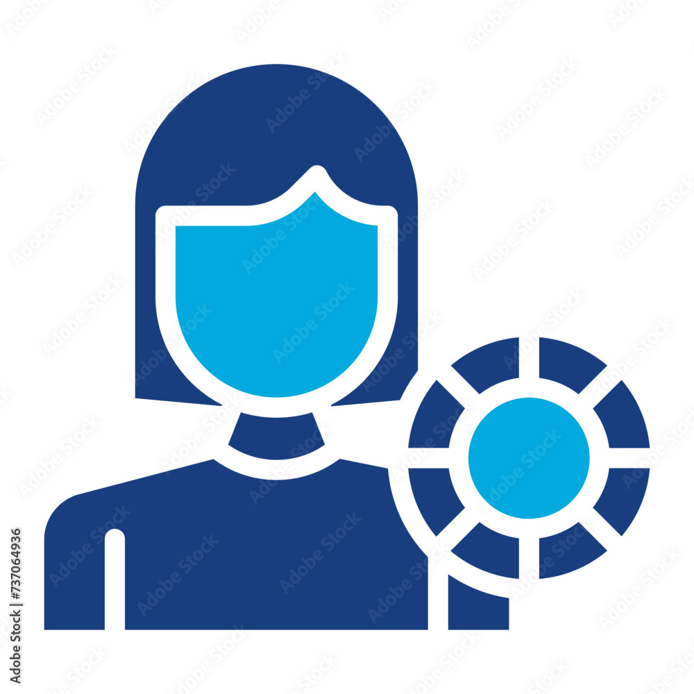 Lifeguard Female icon vector image. Can be used for Beach Resort. Lifeguard Female icon vector image. Can be used for Beach Resort.