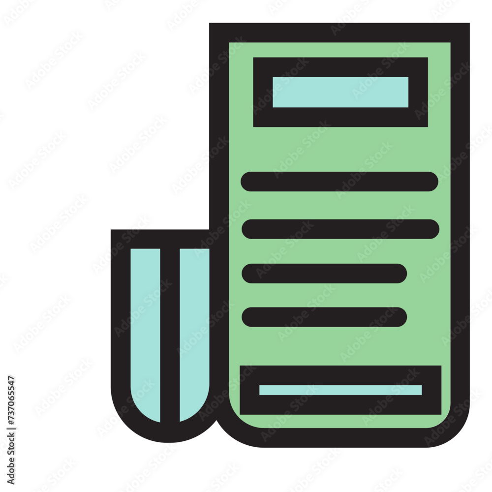 Article Blog News Newspaper Paper Post Press Filled Outline Icon Article Blog News Newspaper Paper Post Press Filled Outline Icon