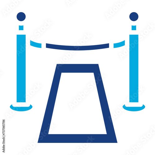 Red Carpet icon vector image. Can be used for Luxury.
