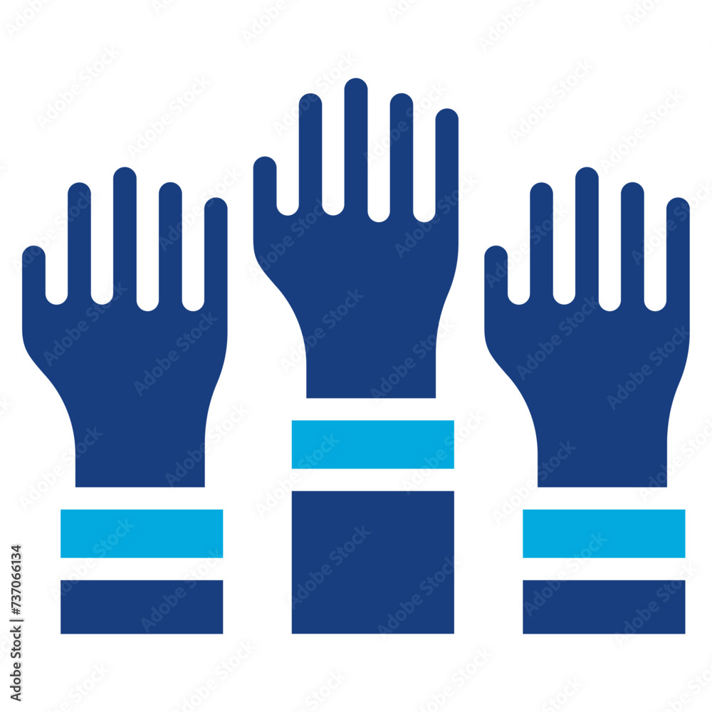 Hands icon vector image. Can be used for Volleyball. Hands icon vector image. Can be used for Volleyball.