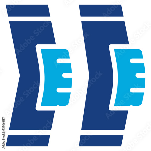 Knee Pad icon vector image. Can be used for Volleyball.
