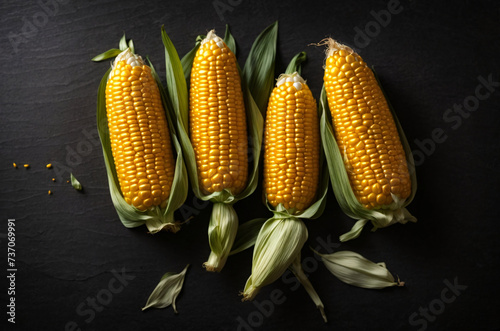 corn on the table