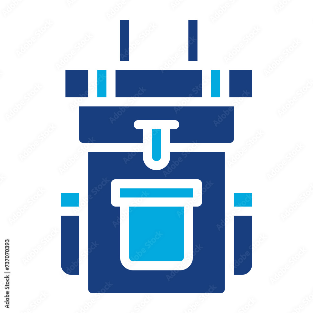 Backpacking icon vector image. Can be used for Adventure. Backpacking icon vector image. Can be used for Adventure.