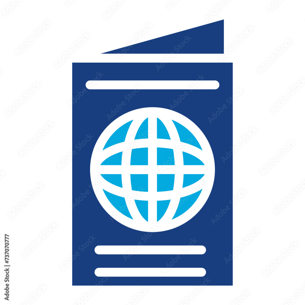 Passport icon vector image. Can be used for Adventure. Passport icon vector image. Can be used for Adventure.