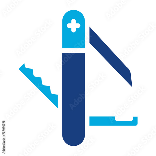 Pocket Knife icon vector image. Can be used for Adventure.