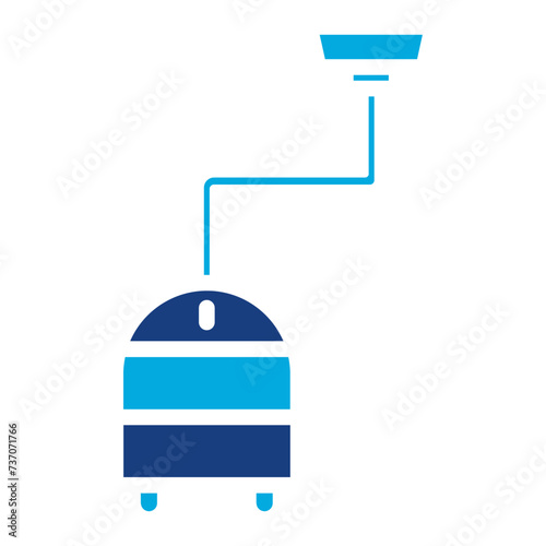 Steamer icon vector image. Can be used for Laundry.