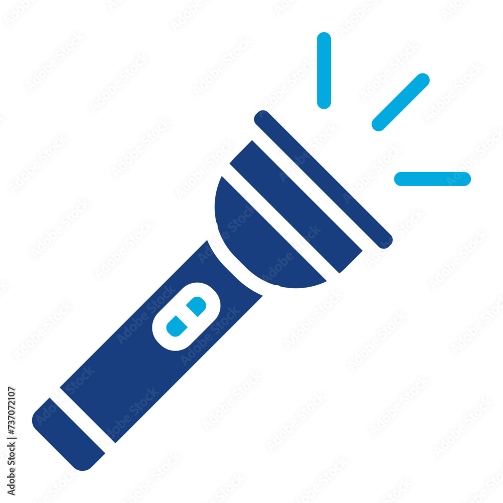Flash Light icon vector image. Can be used for Trekking. Flash Light icon vector image. Can be used for Trekking.