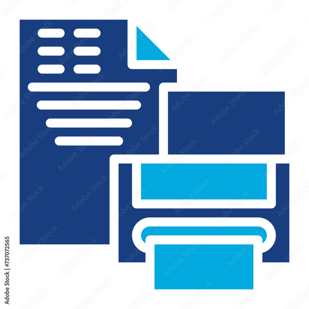 Page Setup icon vector image. Can be used for Printing.
