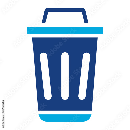 Trash icon vector image. Can be used for Homeless.