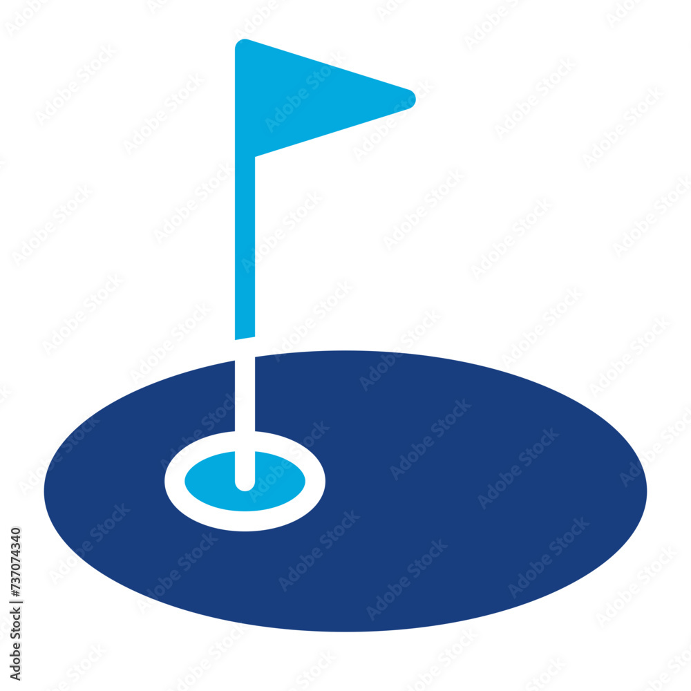 Hole icon vector image. Can be used for Golf. Hole icon vector image. Can be used for Golf.