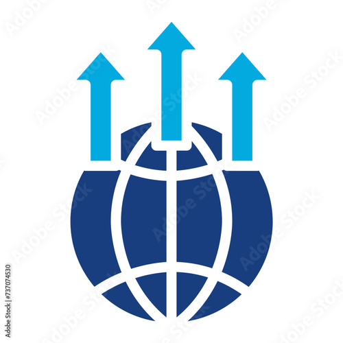 Export icon vector image. Can be used for Supply Chain.