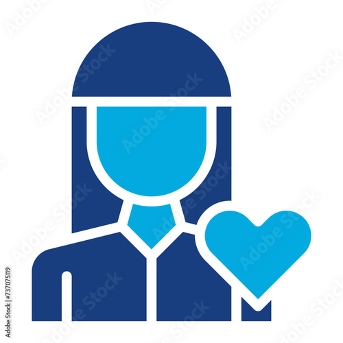 Babysitter icon vector image. Can be used for Child Adoption.