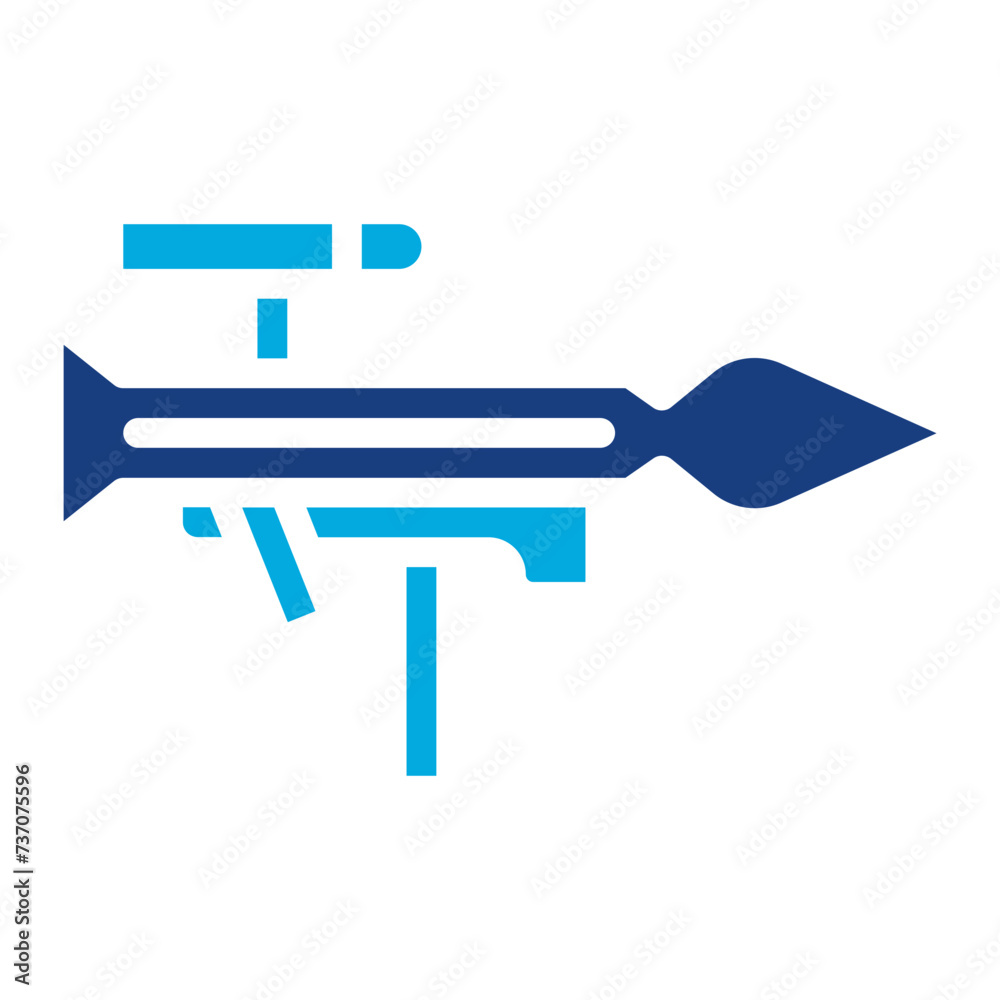 Bazooka icon vector image. Can be used for Shooting. Bazooka icon vector image. Can be used for Shooting.