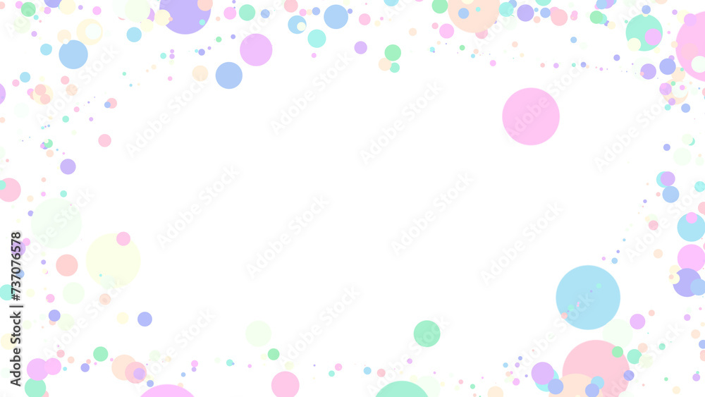 abstract background with colorful circles frame abstract background with colorful circles frame