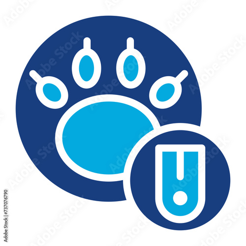 Declawing icon vector image. Can be used for Veterinary. photo