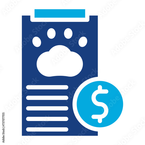 Vet Prices icon vector image. Can be used for Veterinary.