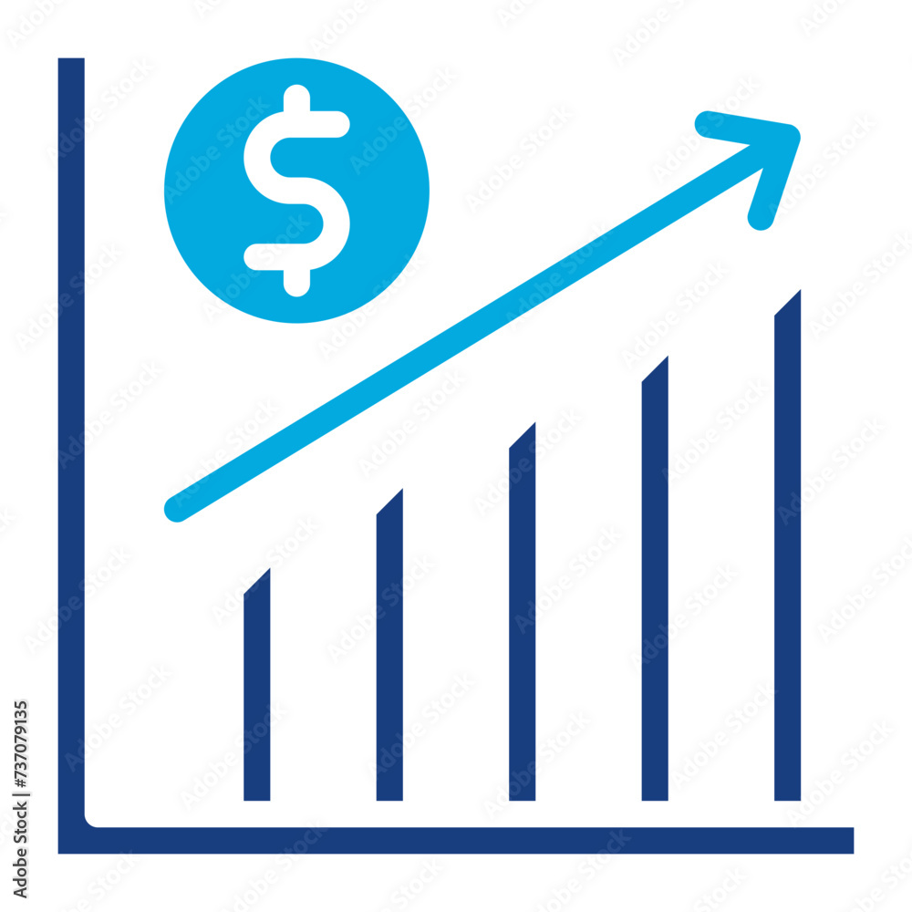 Graph icon vector image. Can be used for Crisis Mangement. Graph icon vector image. Can be used for Crisis Mangement.