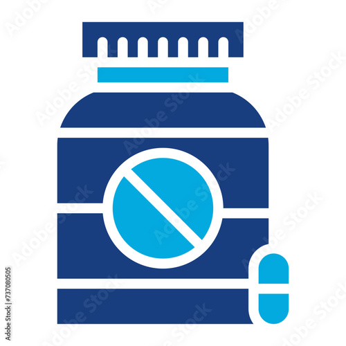 Antidepressants icon vector image. Can be used for Addiction.