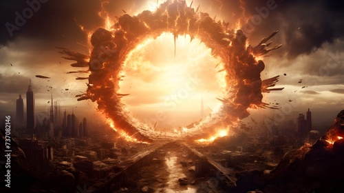 End of the world Apocalypse 3D Extinction