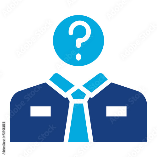 Anonymisation icon vector image. Can be used for Compliance And Regulation.