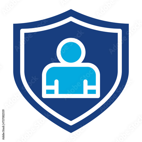 Pseudonymisation icon vector image. Can be used for Compliance And Regulation. photo
