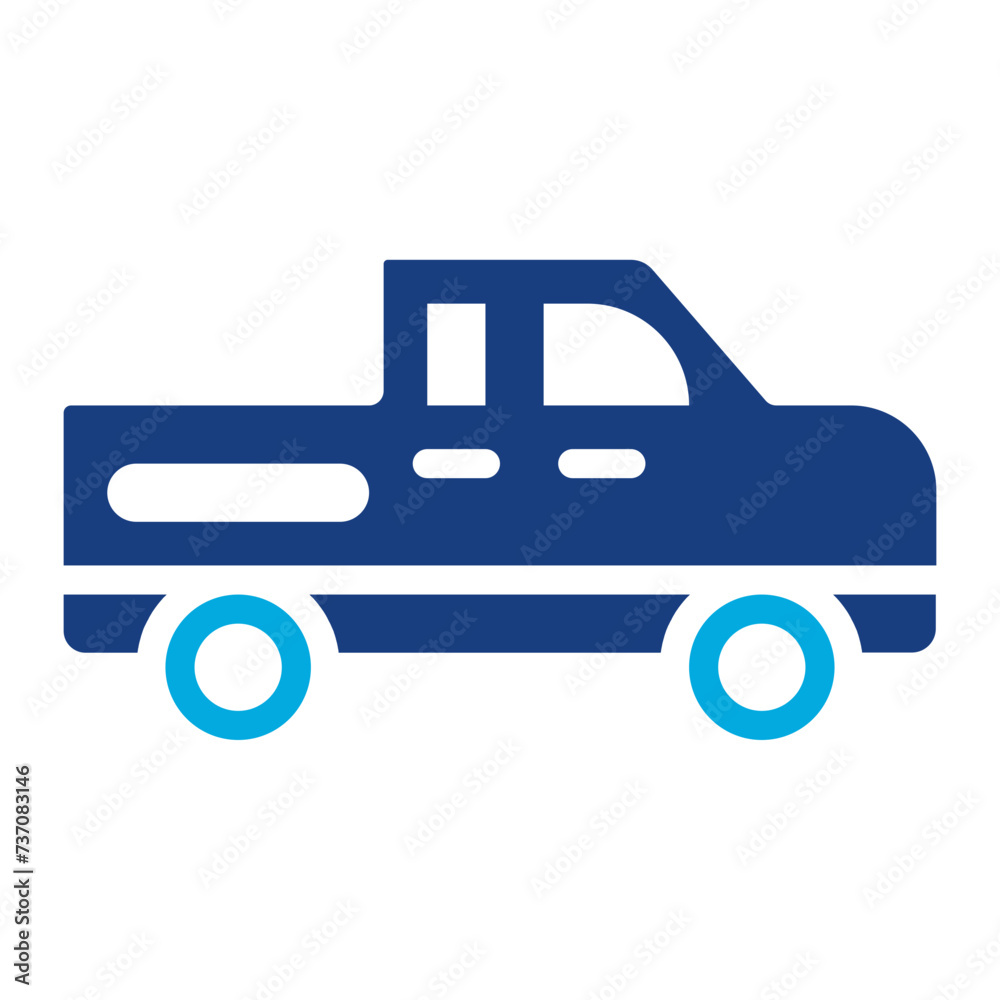 Pickup Truck icon vector image. Can be used for Agriculture. Pickup Truck icon vector image. Can be used for Agriculture.