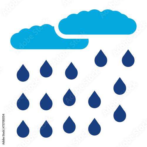 Raining icon vector image. Can be used for Agriculture.
