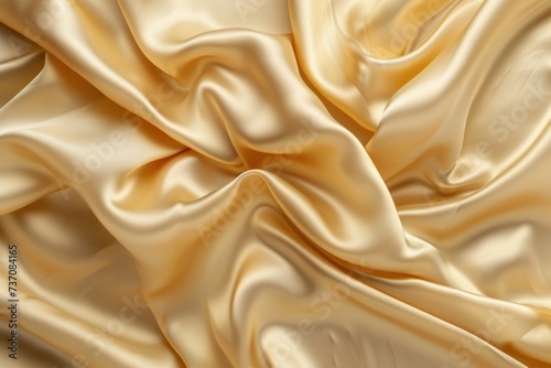 Luxurious silk satin with golden gradient for special occasions.