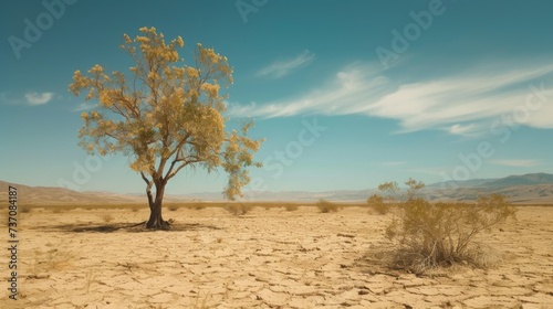 Vast Desert Landscape: Arid Beauty Captured