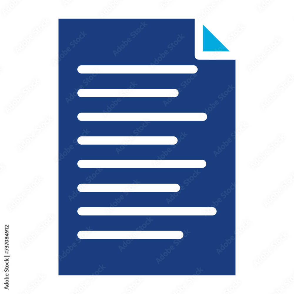 Document icon vector image. Can be used for Documents And Files. Document icon vector image. Can be used for Documents And Files.
